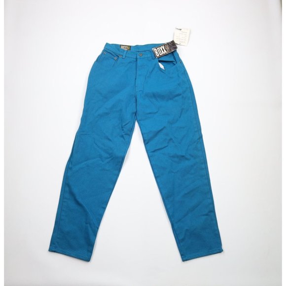 NOS Vintage 90s Streetwear Mens 30x31 Baggy Fit Straight Leg Denim Jeans Blue